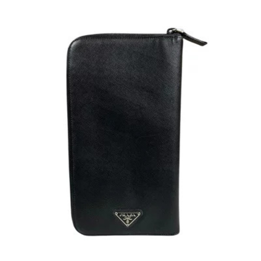 Prada long wallet leather